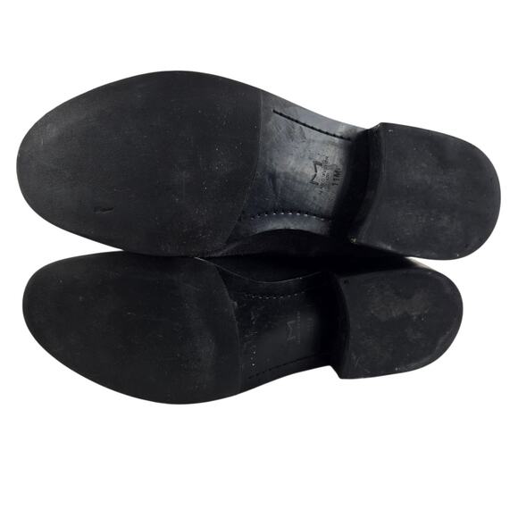 Marc Fisher Ankle Boots Womens 11 M Diante Gray Suede Silver Buckles Rock Biker - Picture 10 of 12